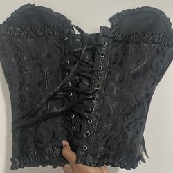 black corset ! size medium