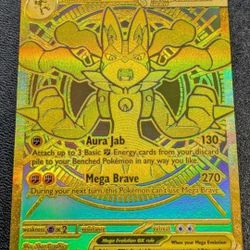 MEGA LUCARIO EX GOLD 