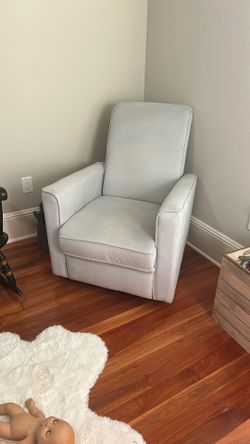 Grey Nursery Recliner Chair