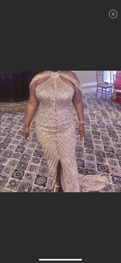 Gold Designer Dress By Fit For A Queen In Atlanta