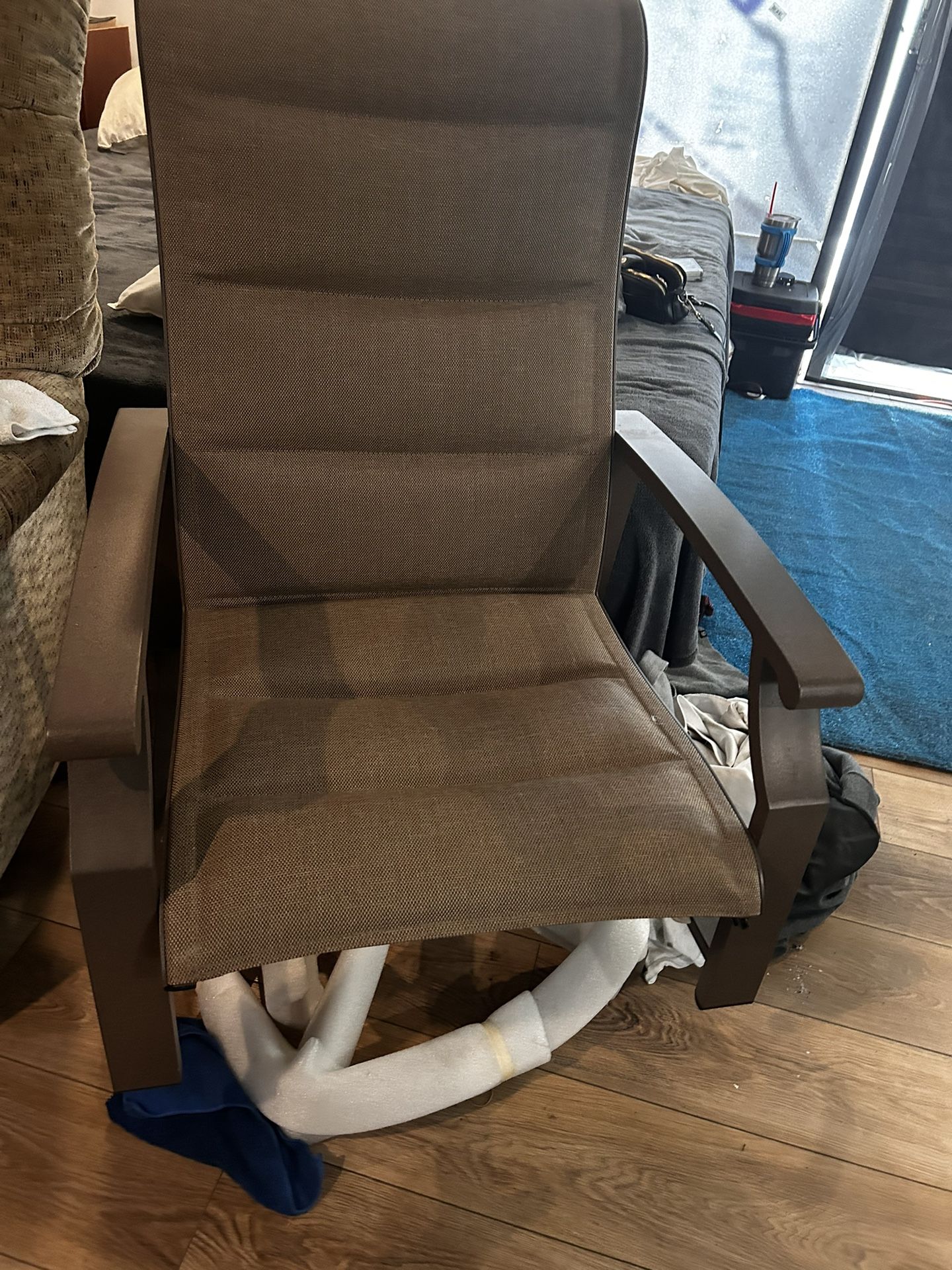 2 Swivel patio chairs Brand New