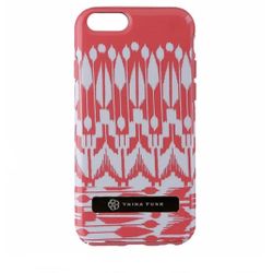 Trina Turk Dual Layer iPhone 6 Plus Case Indio Ikat Coral Pink