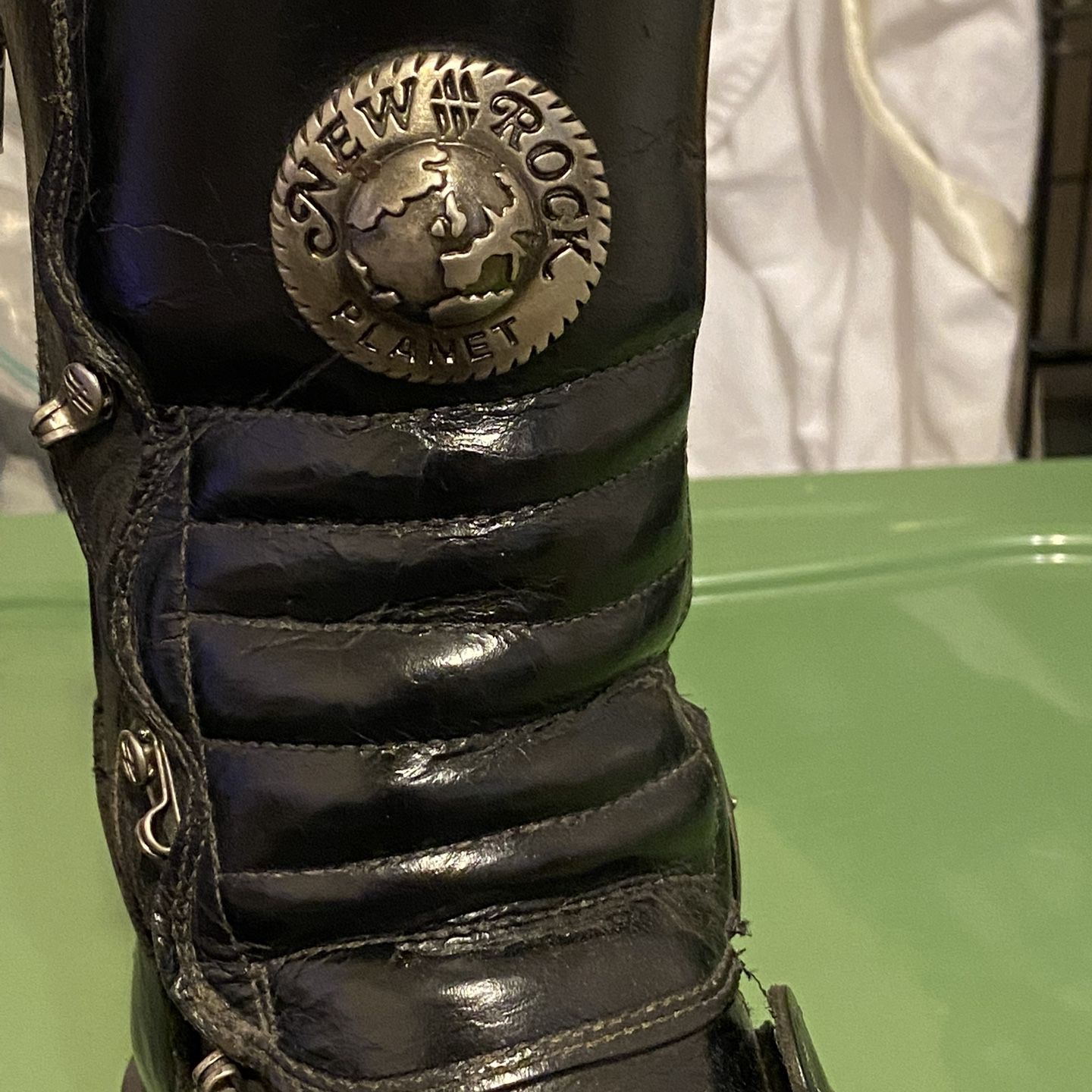 New Rock Boots BLACK PLANING M-373-S1 Size 6 Wm for Sale in Austin 