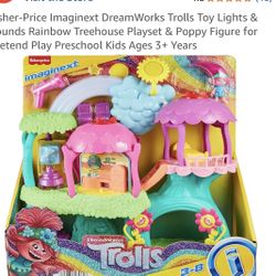 TROLLS! From Dreamworks! Playset Dolls
