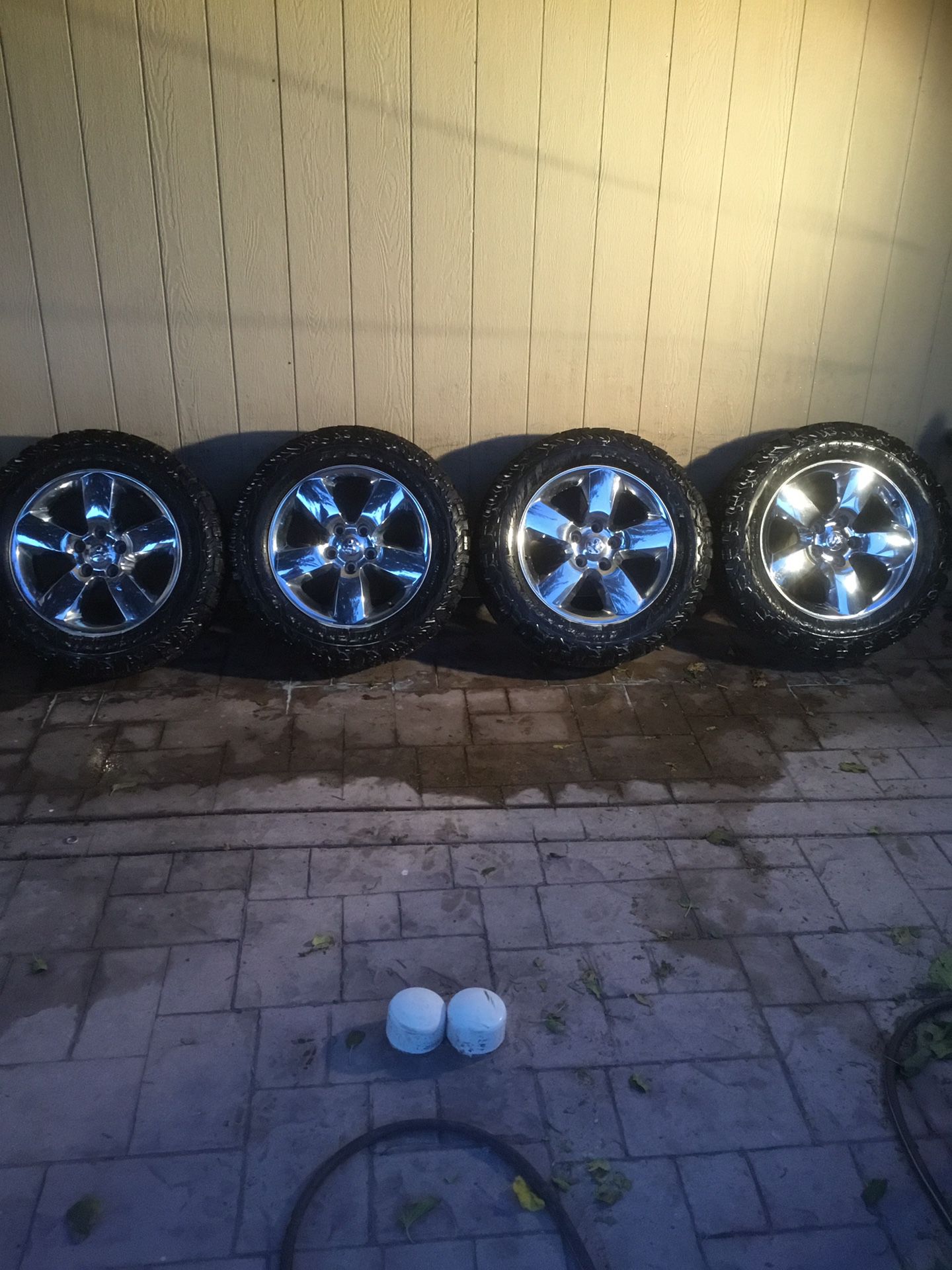 20” Dodge Ram Truck OEM Wheels And Tires In Excellent Condition 