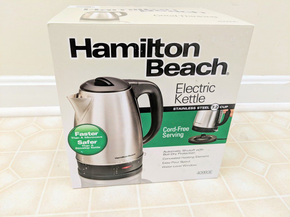Brand New Hamilton Beach Electric Kettle