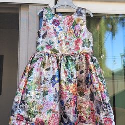 Easter Summer bunny girl dress size 6/7