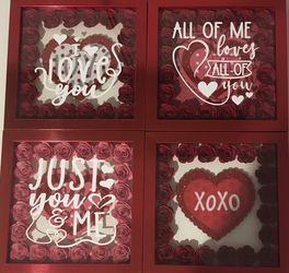 Valentines Day Shadow Boxes