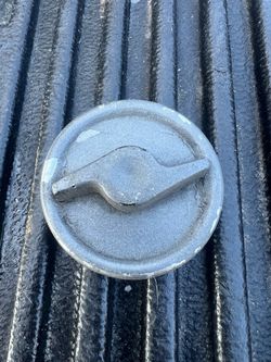 vintage metal fuel gas cap