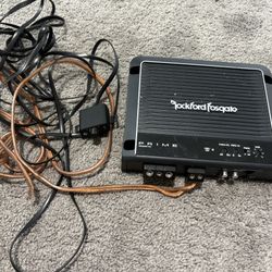 Rockford Fosgate Prime R500X1D Amp 500w Mono With Cables 