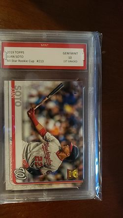 Juan Soto All Star Rookie Cup