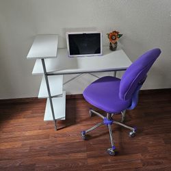 Computer Desk With Chair 