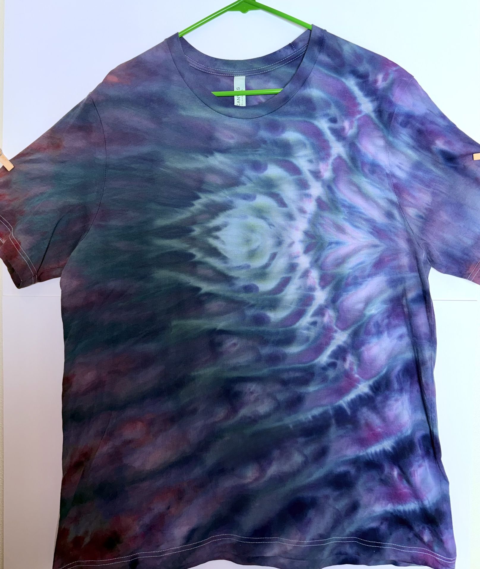 ASTRAL VERTEBRAE 👾🩻 XL HANDMADE TIE DYED SHIRT