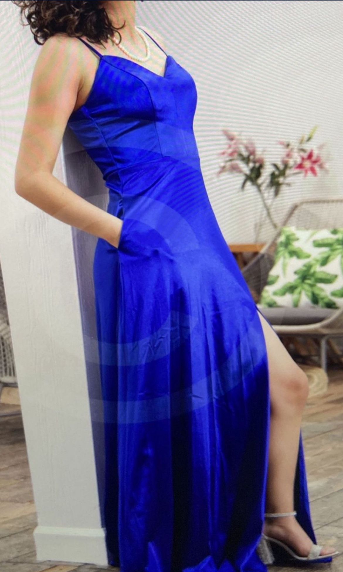 Royal Blue Gown Dress
