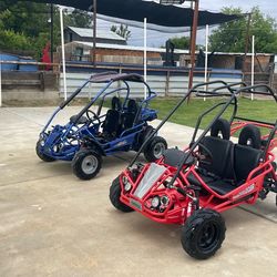 (2) buggies one hammerhead mud-head 208r & blue Trailmaster mid Xrx/r $5000 both