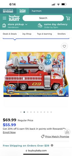 Marshall Transforming Fire Truck 