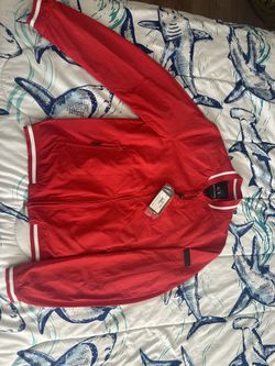 new red A/X jacket for men size xs