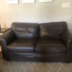 Leather couches