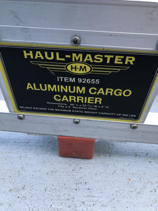 HaulMaster 500 Lb. Capacity Aluminum Cargo Carrier for Sale in Hobe