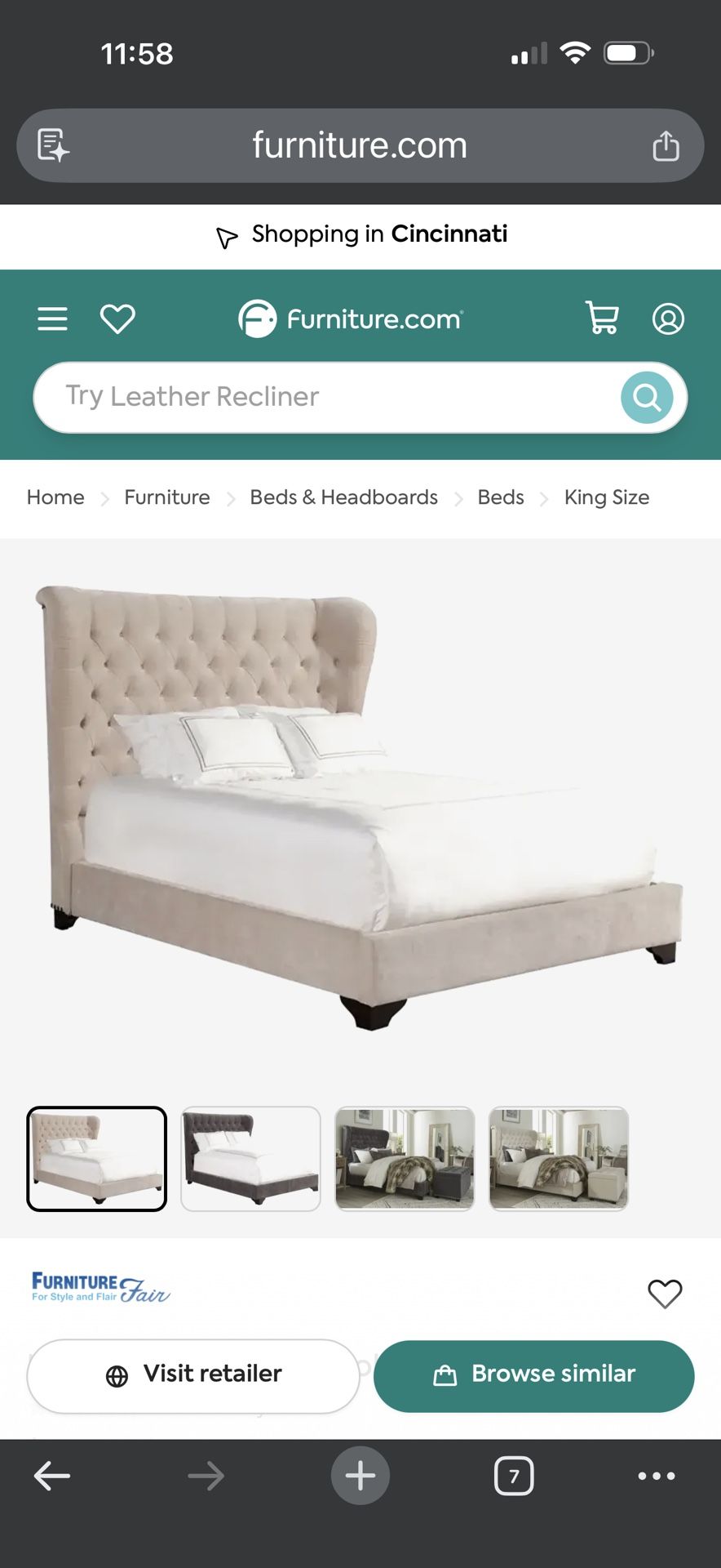 King Bed Frame