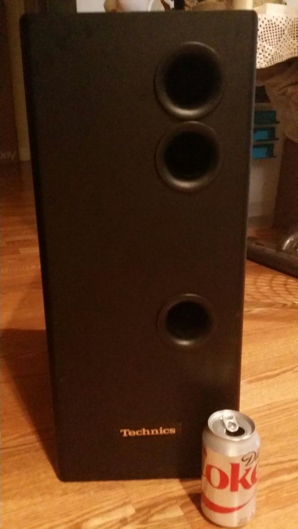 Technics SB-W31 Passive Subwoofer Works Stereo Surround Sound