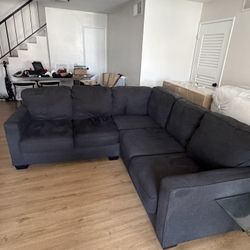 Corner 2-Piece Sectional 5-Seat Couch Sofa