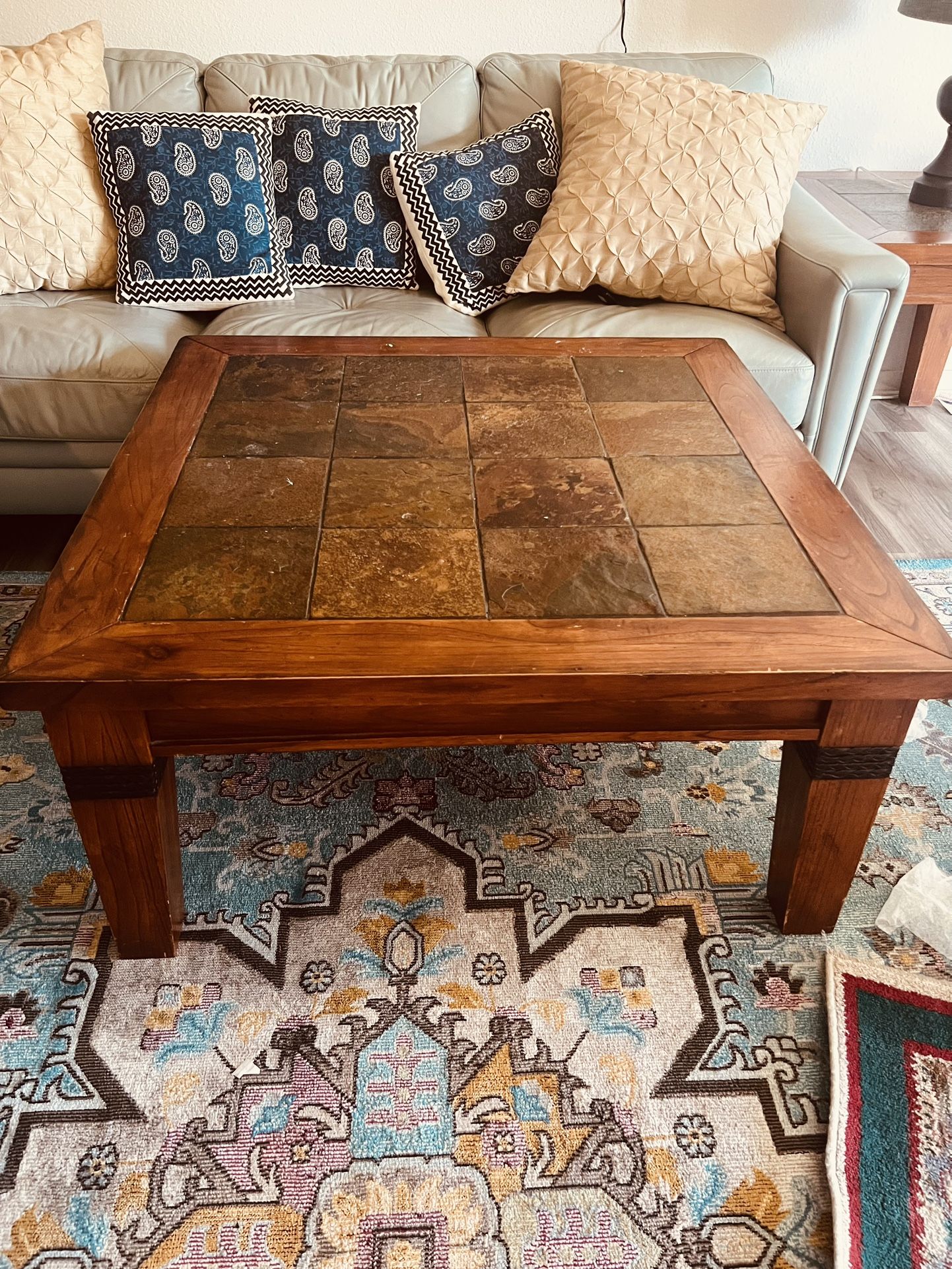 Coffee Table With Two Side Tables