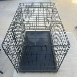 Dog crate & Brand new Dog leash Runner Attachment