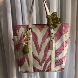 Vintage Pink Coach Bag