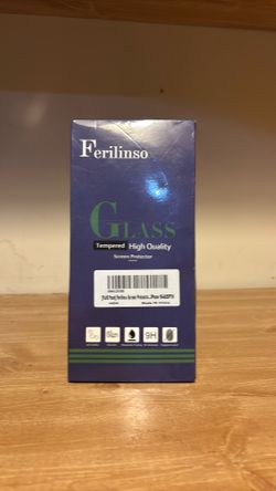Ferilinso iPhone 16 Tempered Glass Screen Protector 6-Pack (New)