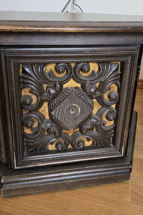 Vintage Hexagon End Table