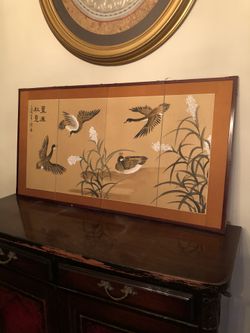 Antique Swan Decor