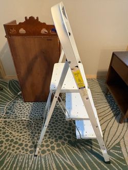 Vintage Polder steel step stool