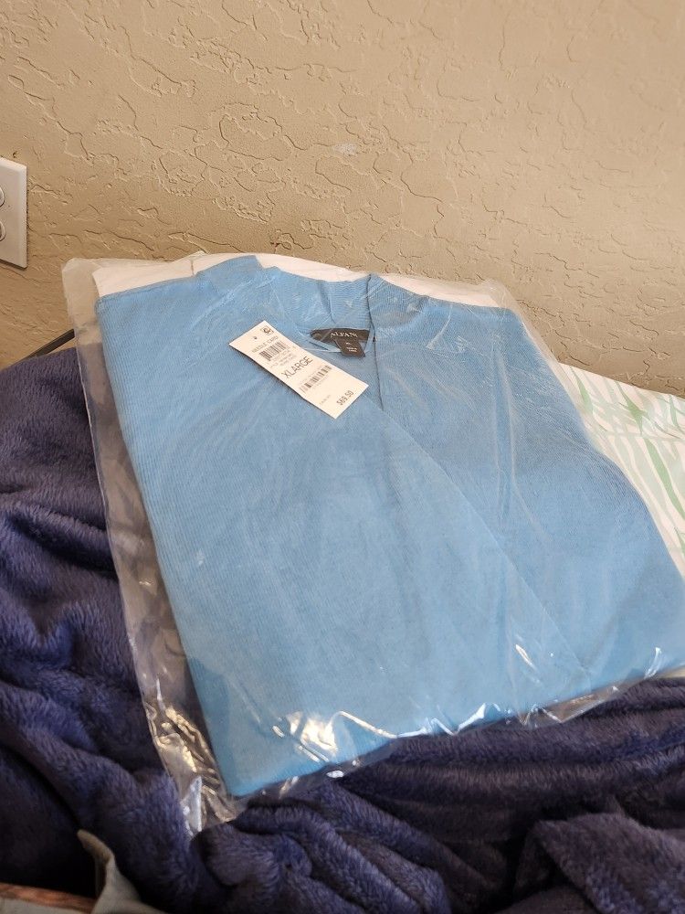 New Alfani Blue Shirt