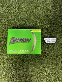 Srixon Soft Feel Dozen Yellow Golf Balls