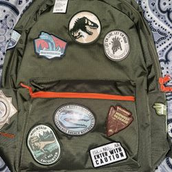 Universal Studios Jurassic Park Patches Backpack