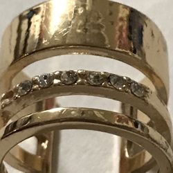 Gold Fashion Ring Size 6