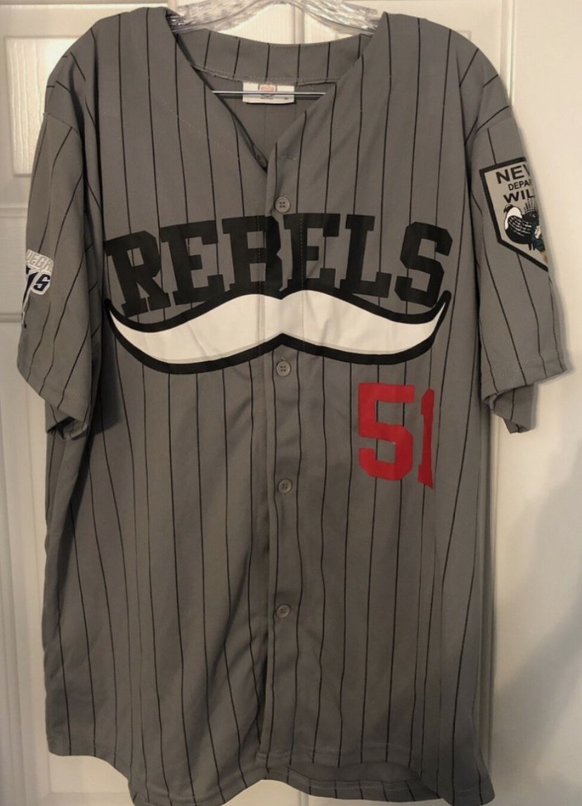 UNLV Rebels Las Vegas 51s Promo Jersey Gray Size XL