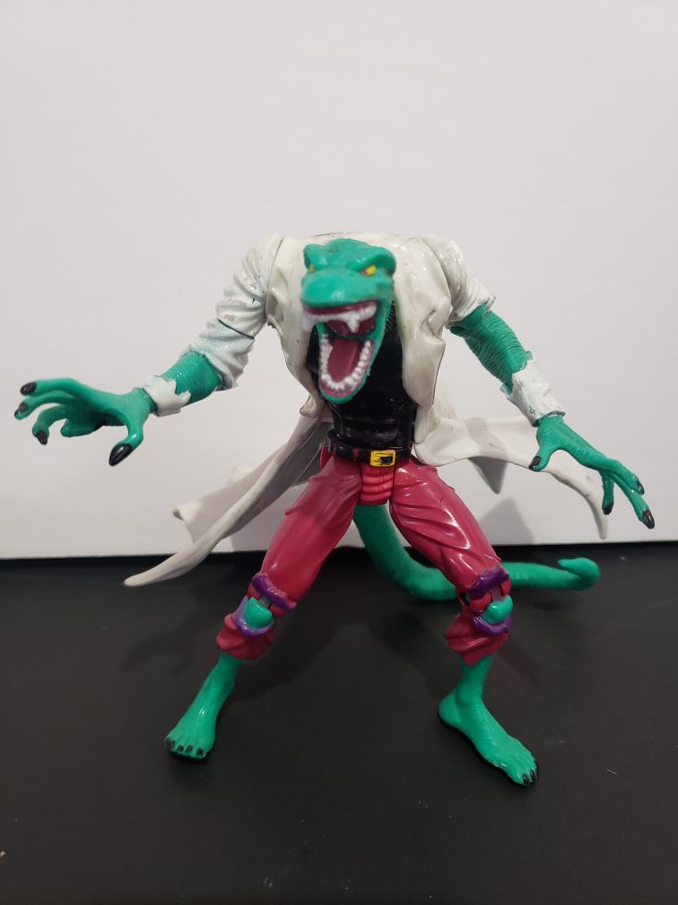 Lizard action figure.