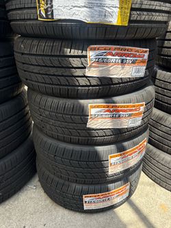 215/60/16 arroyo 4 New tires installation and balance 40,000 Miles Warranty