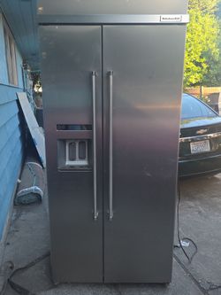 KitchenAid Stainless Steel Side-by-Side Refrigerator