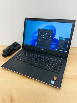 Dell i7 17.3” Full HD laptop workstation / Windows 11 Pro / Camera / SSD 512GB / RAM 32GB / NVIDIA 6GB / Bluetooth / Antivirus / Charger / Fingerprint