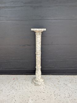Antique Marble Decorative Pedestal Column