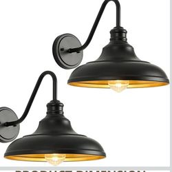 Outdoor Barn  Bronze Light Fixtures 2pack $40