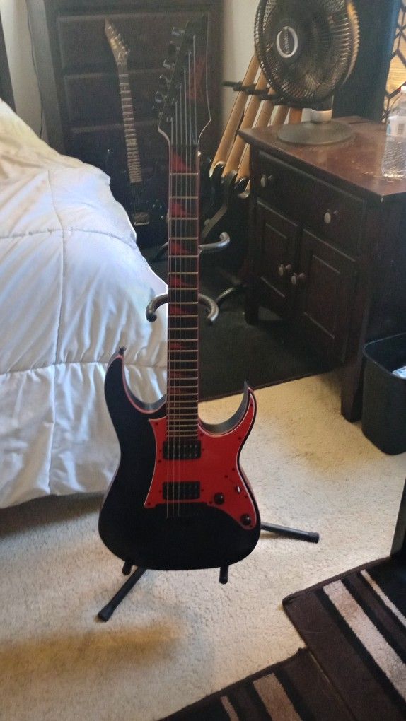 Ibanez GRG131DX GRG Series Electric Guitar Flat Black
