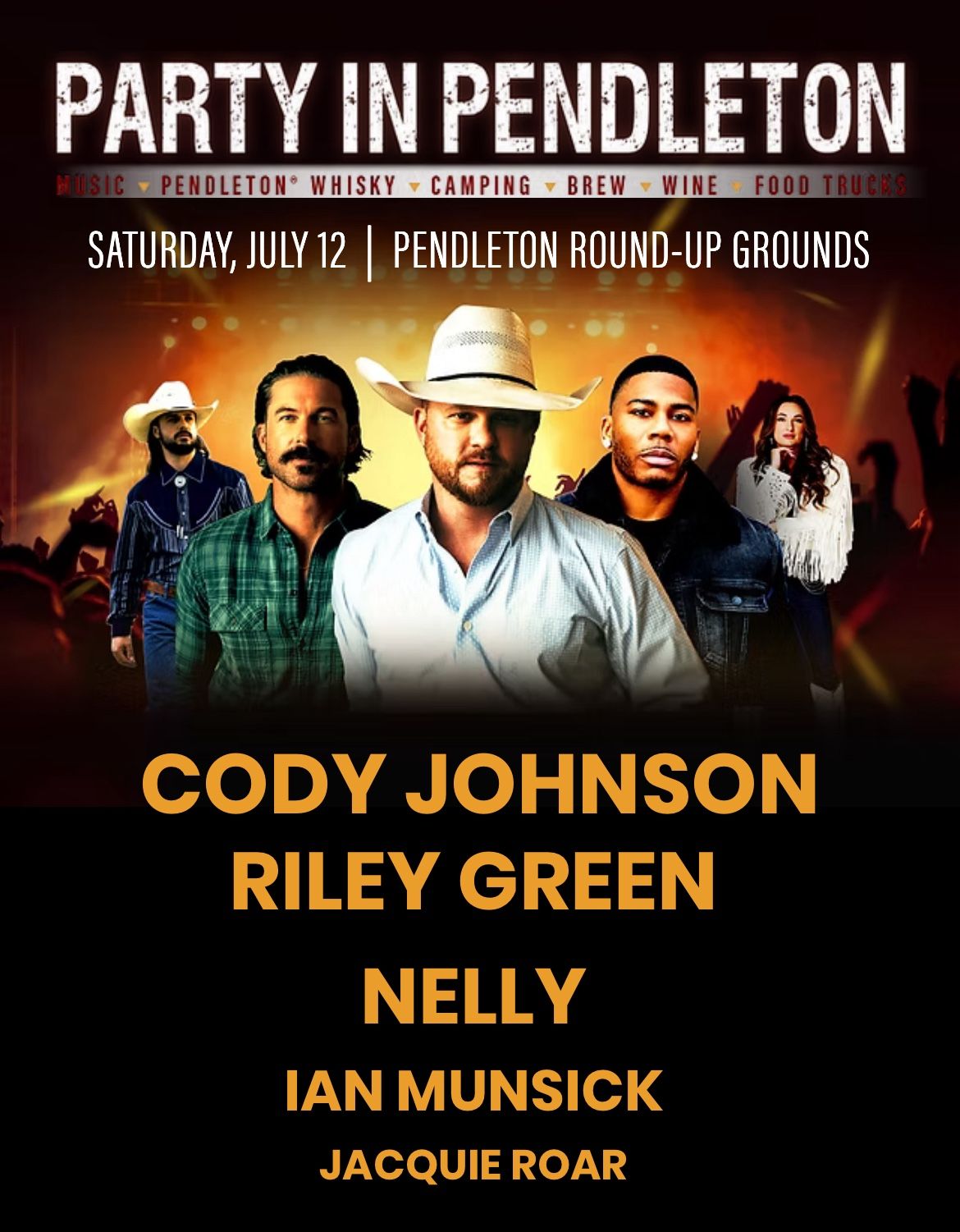 Whiskey Festival July 12th Pendleton