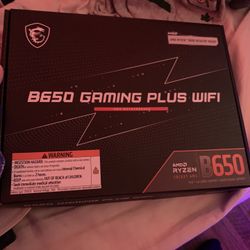 MSI B650 GAMING PLUS WIFI AM5 AMD B650 SATA 6Gb/s ATX Motherboard