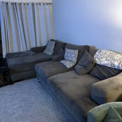 FREE oversized couch with Chaise Lounge 