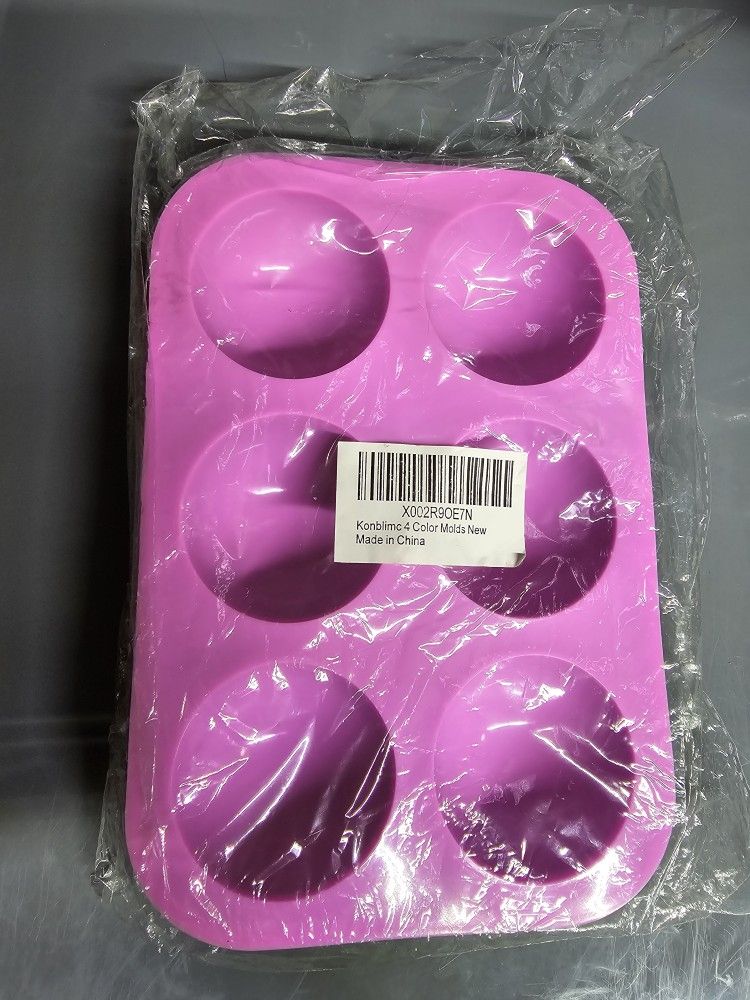 4 PK/Colors SILICONE MOLDS