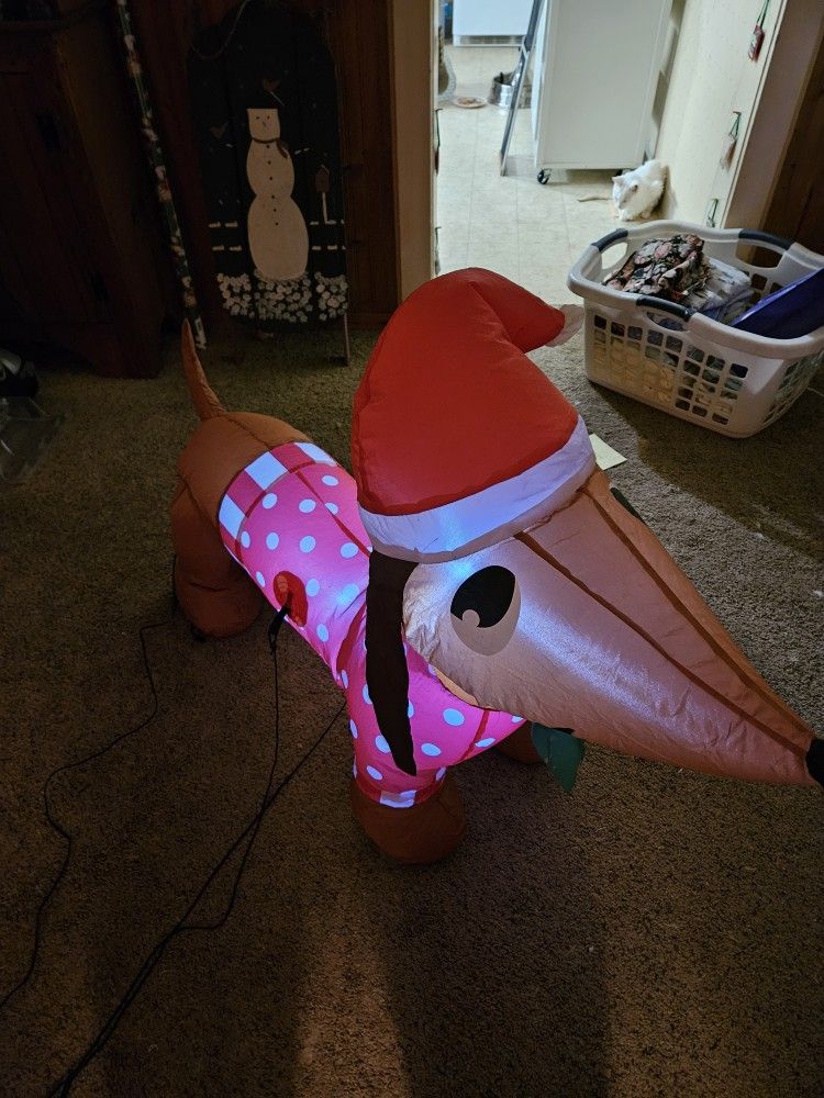 Inflatable Dachshund Decoration